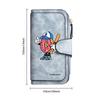 Cute Donut Cartoon Long Wallet Funny Baseball Pattern Purse Portable Fashion Card Holder