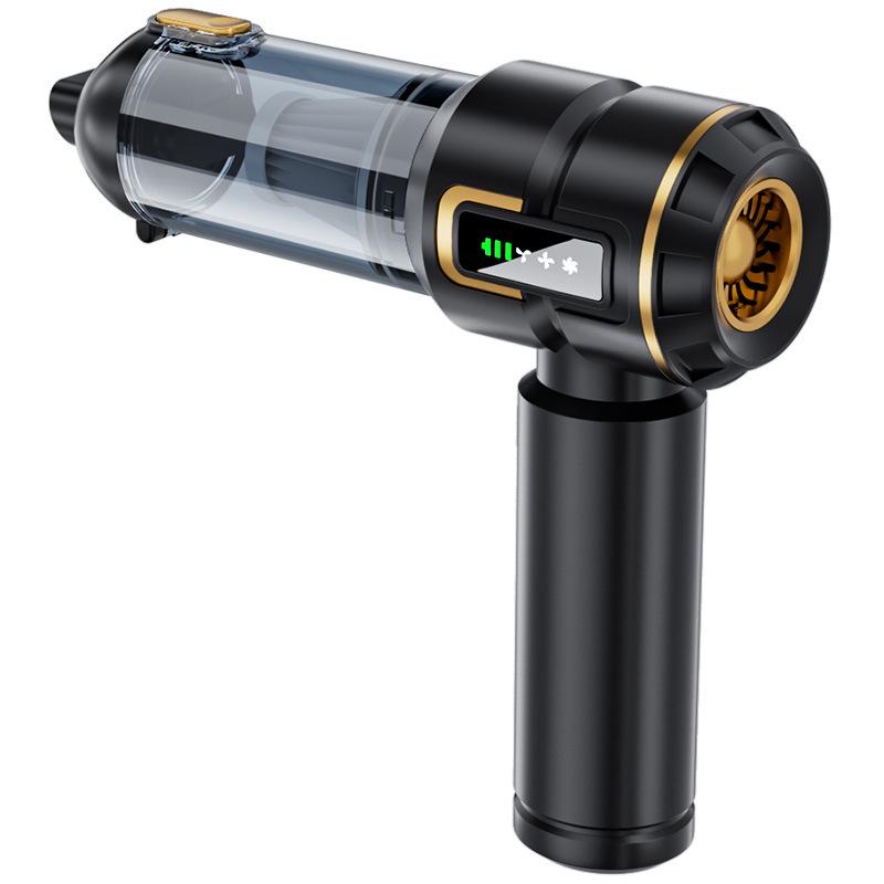 Portable Dual-Use Handheld Car Vacuum Cleaner with Strong Suction & Inflatable Function