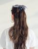 Something Good Tie Bow Scrunchy_Paisley_Navy