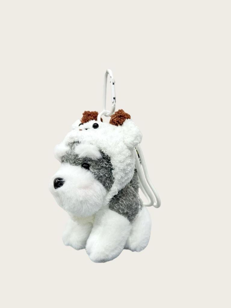 Snow Terrier Soft Plush Bag Hook Animal Charm Trendy Girls Accessory Gift