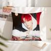 1 pièce Housse de coussin de groupe coréen J-JUNGWON Carré Housse de coussin Décoration de chambre à coucher Salon Décontracté Housse de coussin E-ENHYPEN
