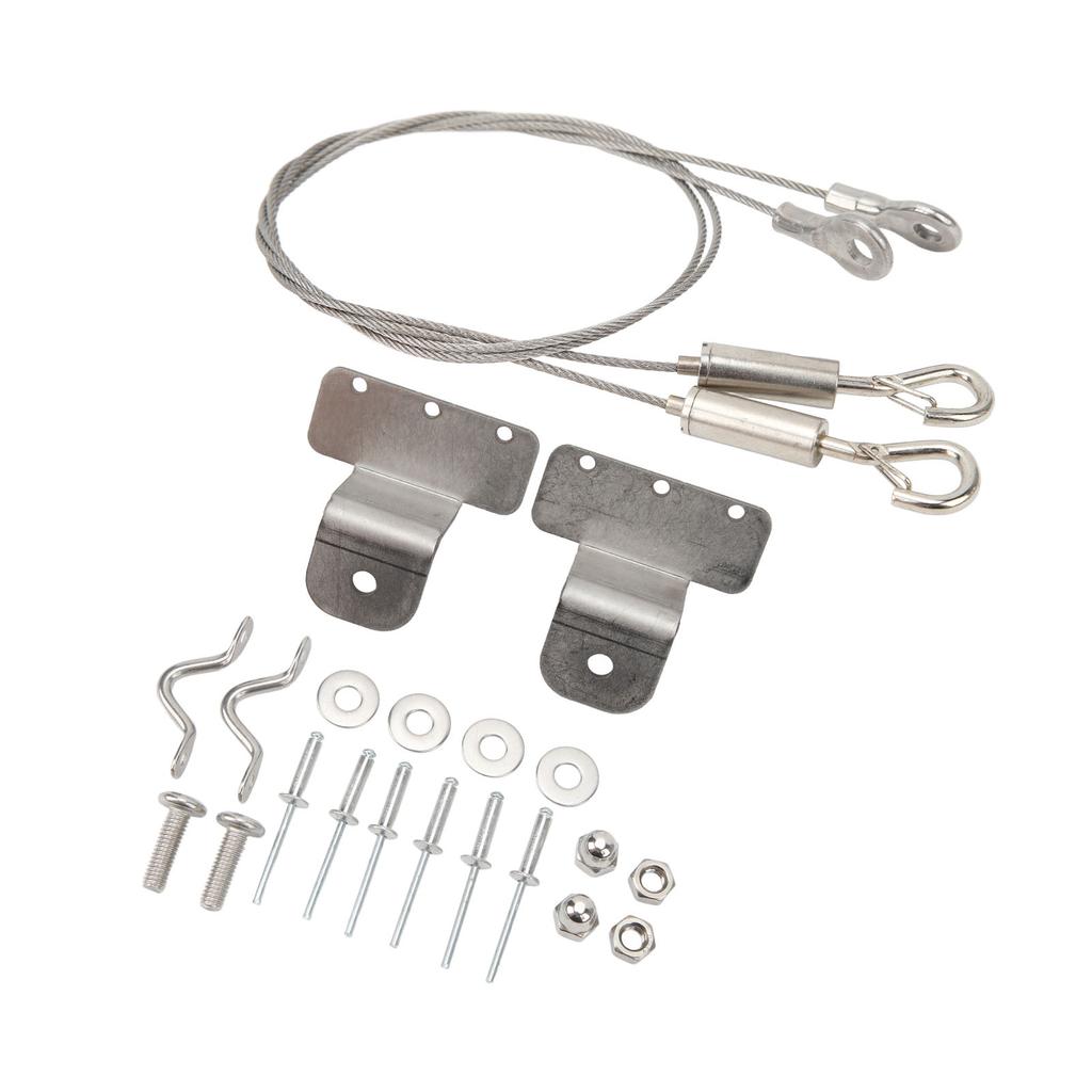 2 Pcs Hatch Latch Door Lanyard Cable Adjustable 304 Stainless Steel Wire Rope Sling Cable for RV Yac