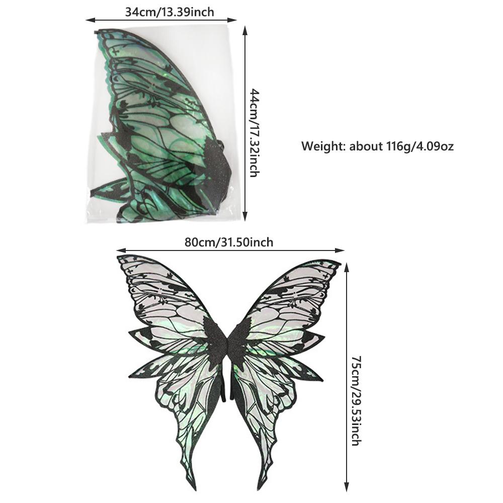 Sparkling Sparkling Angel Wings Lightweight Butterfly Costume Wings Fairy Wings  for Women Girls