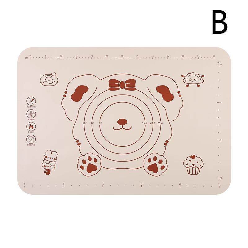 

70*50 см силиконовый коврик для замешивания теста антипригарный коврик для выпечки противень для замешивания теста на кухне раскатывание теста для пиццы противень для приготовления пищи B