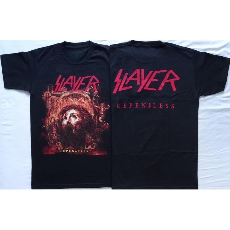Slayer Repentless Men s T-Shirt Short Sleeve Cotton Tees Vintage Metal Band Tops Y2k Brand T-shirt Summer Men Women Clothing L