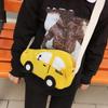 Fashion Mini Crossbody Bag Packet Children Baby Boys Girls Car Shoulder Bag Handbags Cartoon Pig Mini Coin Purse