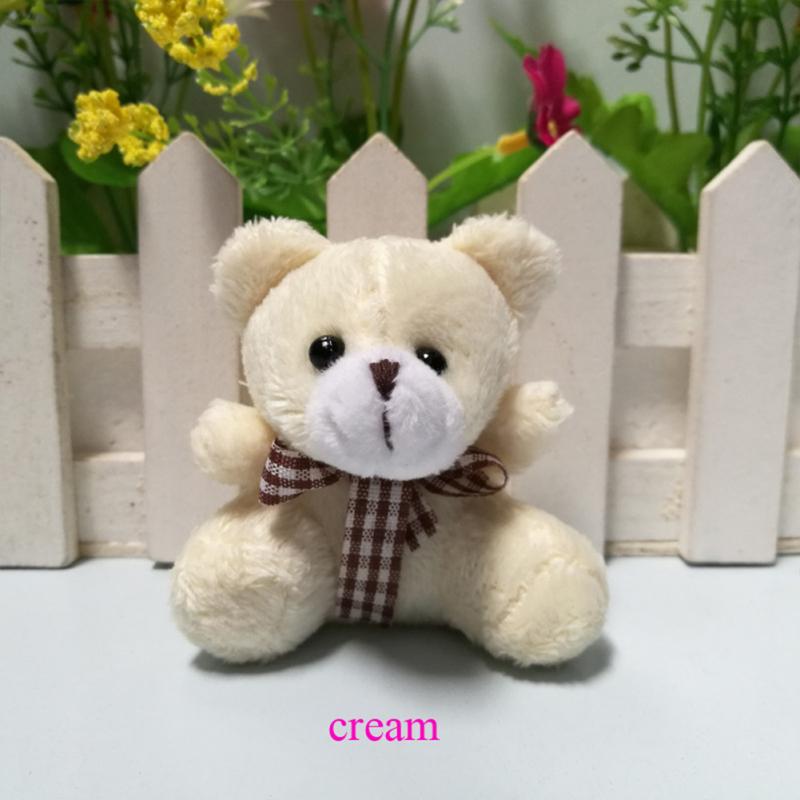 Plush  Bear  Pendant Cute Mini Bear Doll Stuffed Soft Keychain Pendant Toy