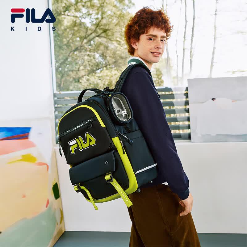 Fila Детский унисекс школьный рюкзак M флуоресцентный зеленый