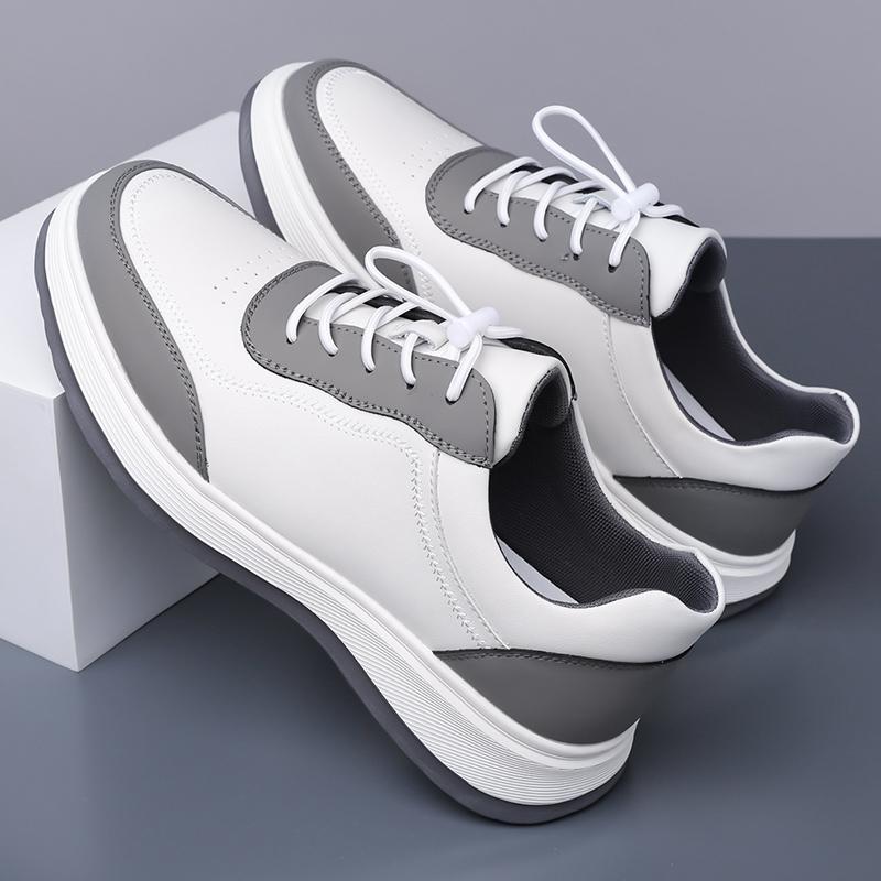 Fashion New Trend Men Leather Casual Shoes Leisure Walk Sneakers Classic Mens Skateboard Footwear Spring Summer Tenis Masculino Sneakers