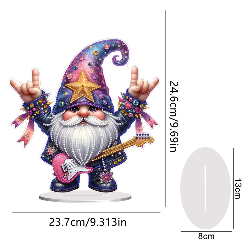 Gnome Table Top Diamond Painting Ornament Kits 5D DIY Diamond Art Tabletop Decorations Diamond Painting Desktop Decorations