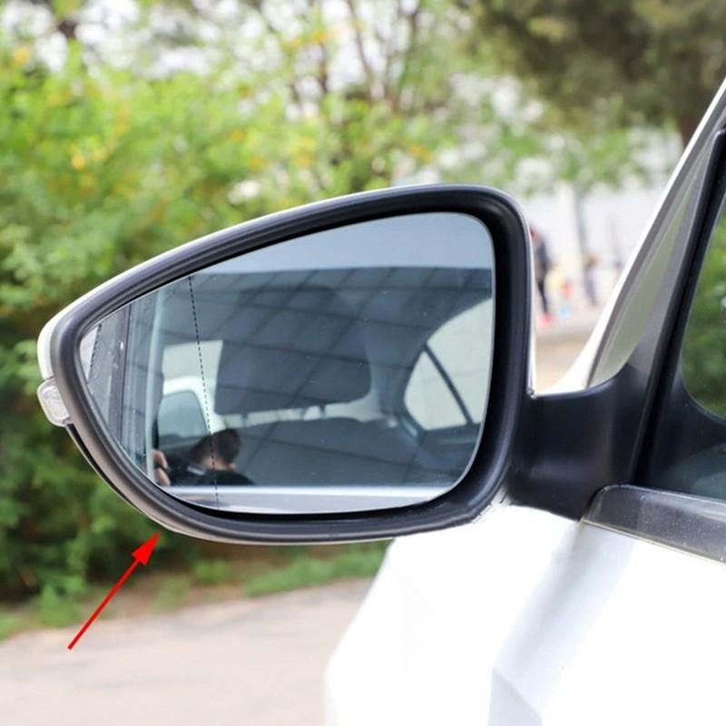 For VW Jetta 2012-2018 Passat B7 2012-2016 Bettle 2012-2018 CC 2009-2018 1x Car Rearview Side Mirror Frame Cover Case Shell ABS