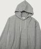 Women'S Reverse Weave Small Logo Loose Fit Hoodie Oxford Grey