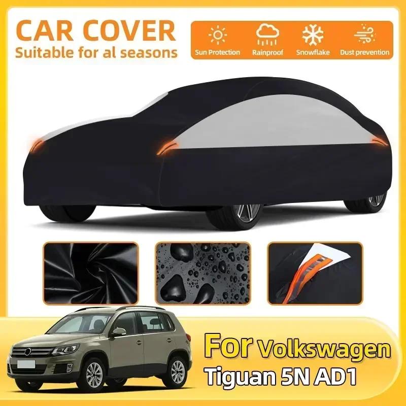For Volkswagen Tiguan 5N AD1 Waterproof Car Cover Fit Waterproof Outdoor Sun Protpction Raruroof Rain Dust preueron Auto Cover