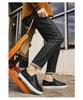 Men's Plus Size Summer Breathable White Leather Casual Sports Shoes