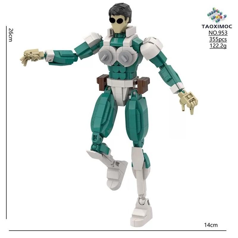 New product Invincible Invincible Young Hero Mark the Universe and peripheral building blocks assembled toy model ornaments