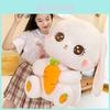 Adorable Carrot Bunny Plush Toy With Pp Cotton Filling