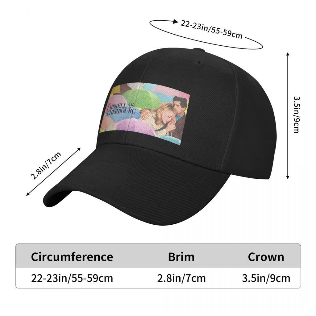 The Umbrellas of Cherbourg Movie Poster Baseball Cap Rave Dad Hat Wild Ball Hat Men Luxury Brand Women's