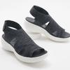 Sommer Nye Flyvevev Åpen Tå Sko Kvinner Utendørs Flate Platform Sandaler Kvinner Pluss Størrelse Fritidssandaler Sandalias De Mujer