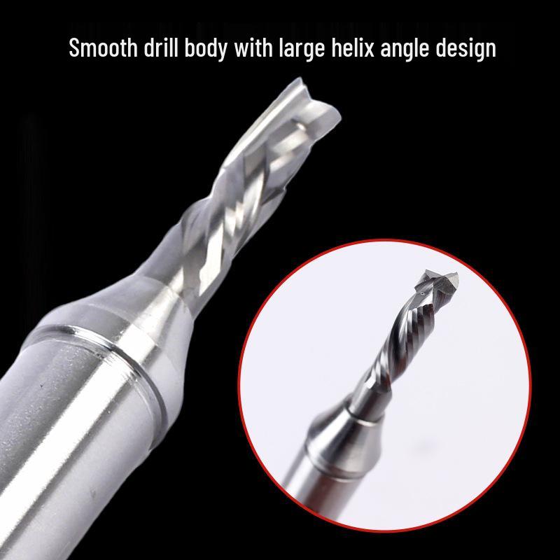 Three-Flute Woodworking Milling Cutter for Engraving and Trimming