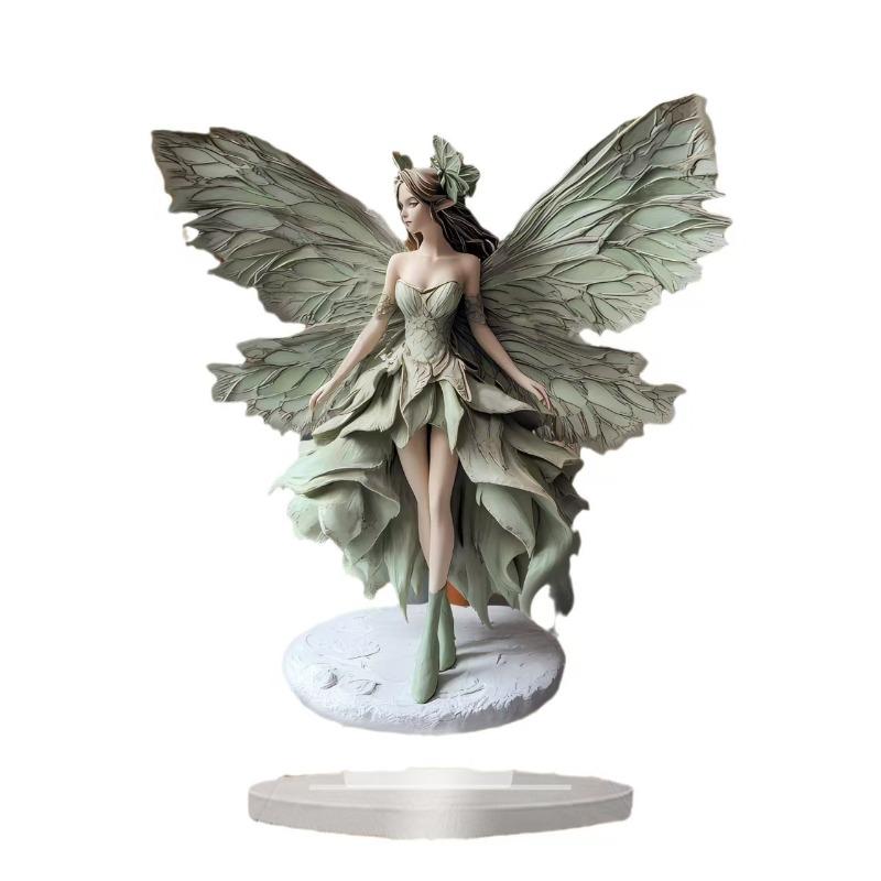 Böhmische Fee Elfenstatue Acryl Elfe Zuhause Büro Café Vitrine Schlafzimmer Dekoration Ornament
