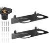 Oil Funnel Storage Rack 2 Pieces Organizer Storage Rack Wall Mount Stand For Camping Shed Breakroom Workshop Home Trailer
