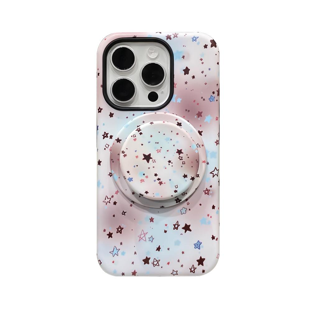 Apple 17/16promax magnetic suction mobile phone case is suitable for iPhone14 star matte 15 smudge protective case.
