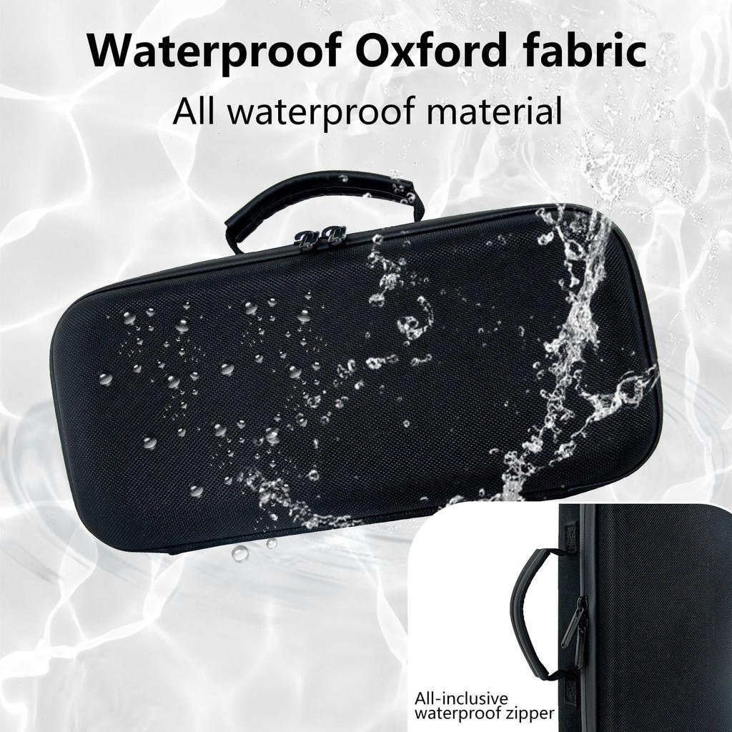 Game Console Storage Bag Carrying Case Shockproof Travel Case Anti-theft Organizer Bag Fit for ROG Ally with Interlayer