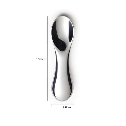 Lemnos Furniture Village 15.0% Ice Cream Spoon No. 01 Vanilla/Round Tip (Small) *This product is the spoon only.