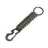 10pcs Paracord Keychain Military Braided Core Rope Carabiner Bottle Opener Outdoor Emergency Knot Survival Tools for Camping 4