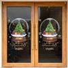 Christmas Crystal Display Case Static Electricity Window Stickers Christmas Decoration Creative Glass Stickers