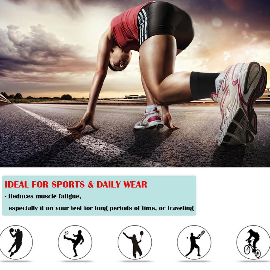 Elastic Ankle Support Brace Foot Guard Sprains Injury Wrap Bandages Strap Breathable
