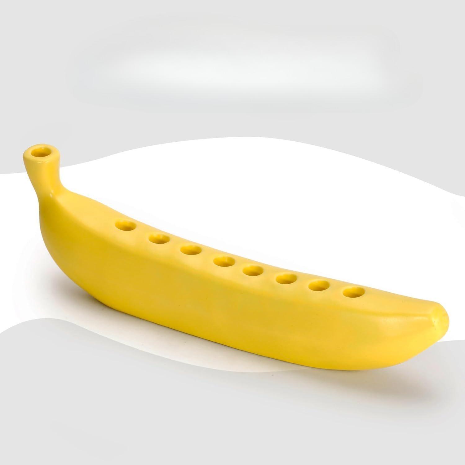 Brand -New Creative and Fun Portable Candle Holder in Banana Theme - Stand Out Decoration Piece Ideal for Gifts & Home Ambiance (as the picture,M&1Pc)