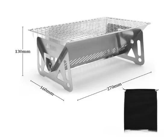 Grill Bbq Grill Barbecue Rooster Barbecue Keukengerei Houtkachel Multifunctioneel Camping Verwarmingsfornuis Opvouwbaar Toeristenbar