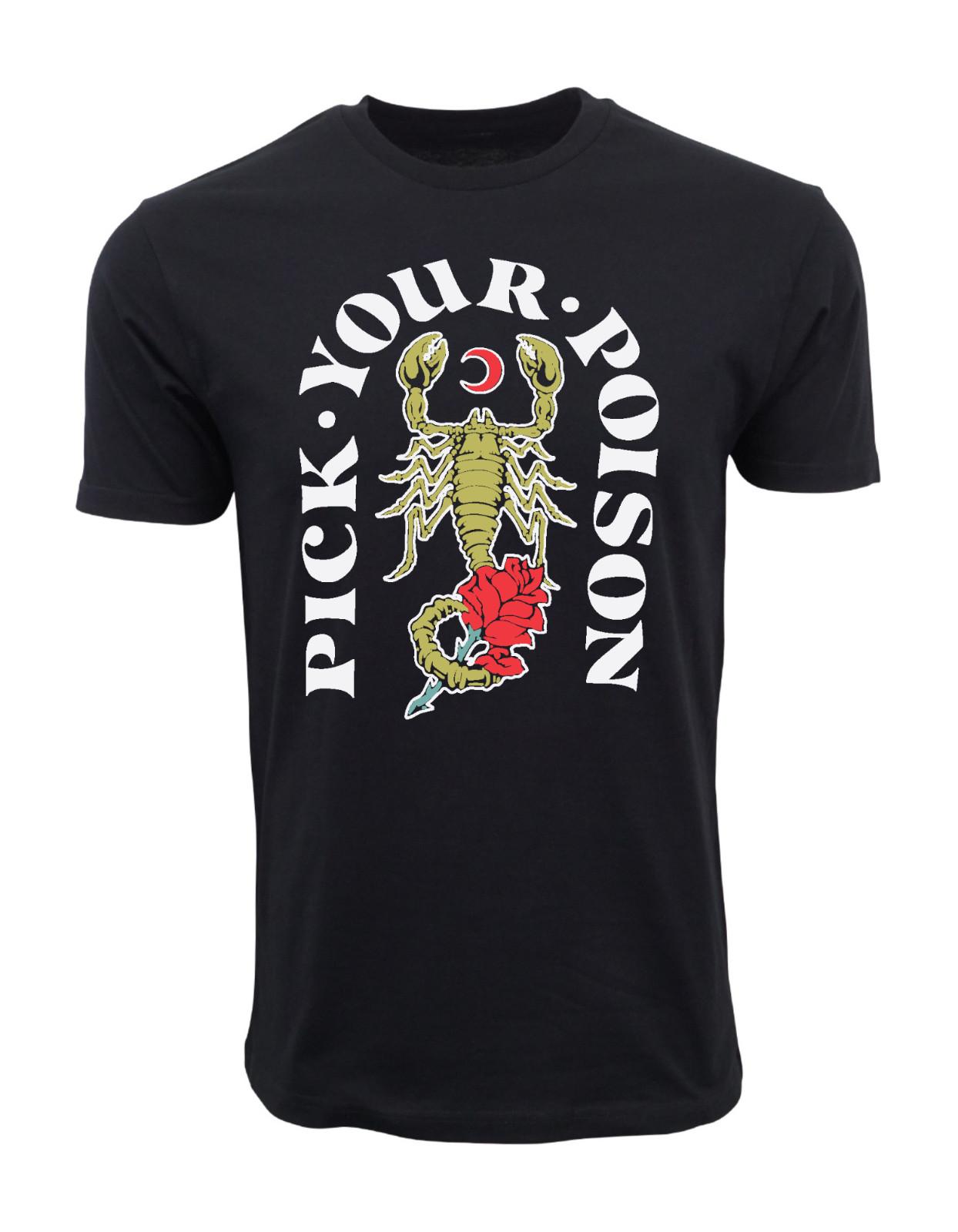 PICK YOUR POISON GRAPHIC T SHIRT L