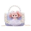 Cute Princess Children's Bag With Stylish Pearl Handle For Little Girls In Colorful Options