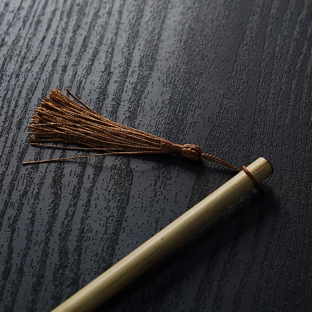 Vintage Blank Hand Fan with Tassels Chinese Style DIY Fan Hand Painted Fan Painting