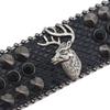 American Rhinestone Rivet Bracelet, Deer Head Decorative Punk Gothic Personalized Jewelry