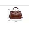 Women Shoulder Leather Bag Fashi Handbag Retro Embossing Leather Ladies Shoulder Bag Large Tote Purse Women Handbag Tote Bag