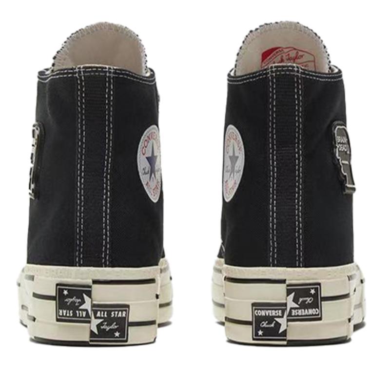 Brain Dead x Converse 1970s Brain Dead Co-branded Platform High Top Canvas Unisex Black & White