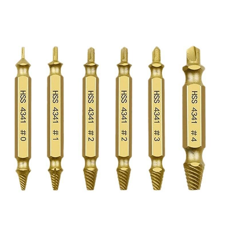 Cross-border Dual-Head Screw Extractor 4341 Electric Extractor Plier Set 6PC