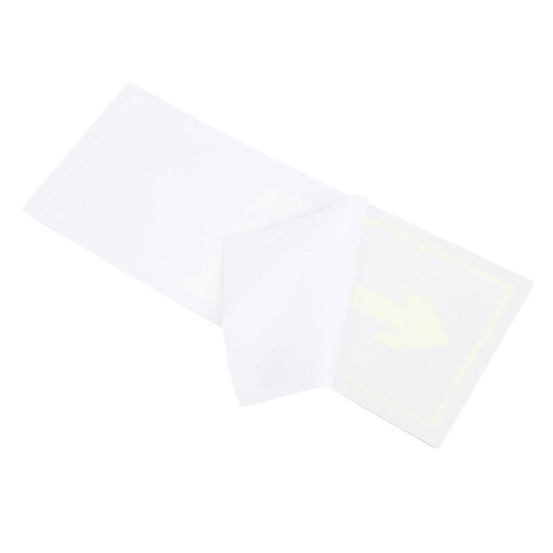 Glow-in-the-Dark Emergency Exit Left Turn Wall Stickers