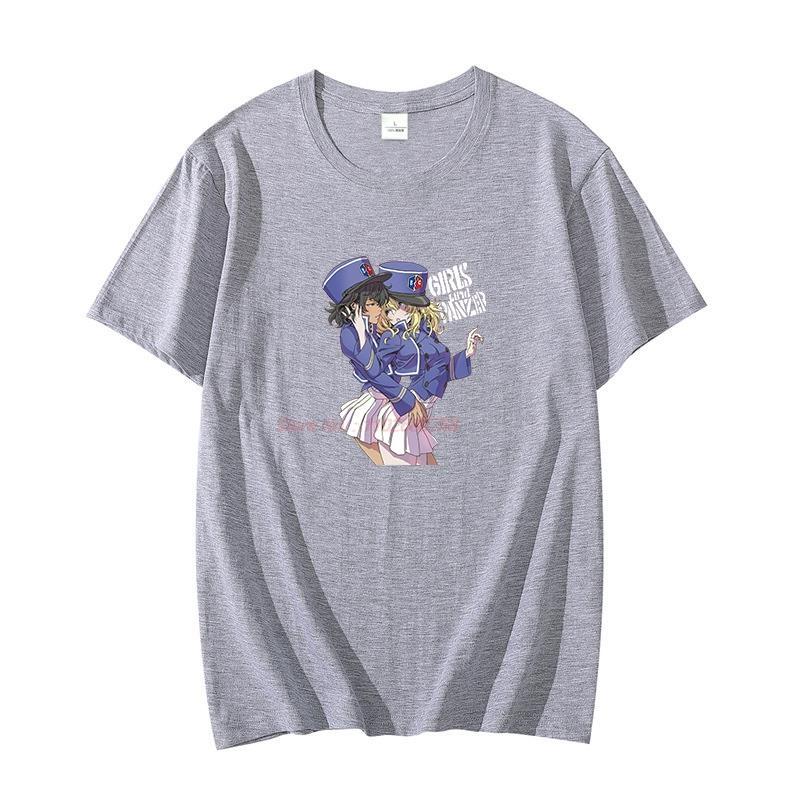 Cotton Tshirt Anime Girls Und Hot Sexy Lesbian Couple Unisexga Harajuku Graphic T Shirts Oversize Tshirts Summer Unisexs Clothing