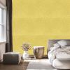 Yellow and cream glitter wallpaper for living room and bedroom 50x1000
