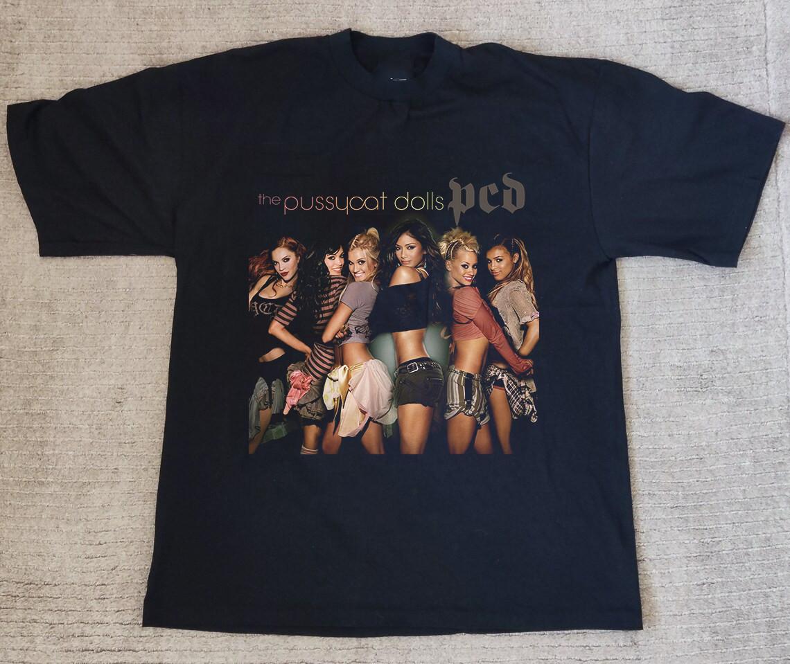 The Pussycat Dolls - PCD Black cotton T Shirt Full Size S-5XL XL