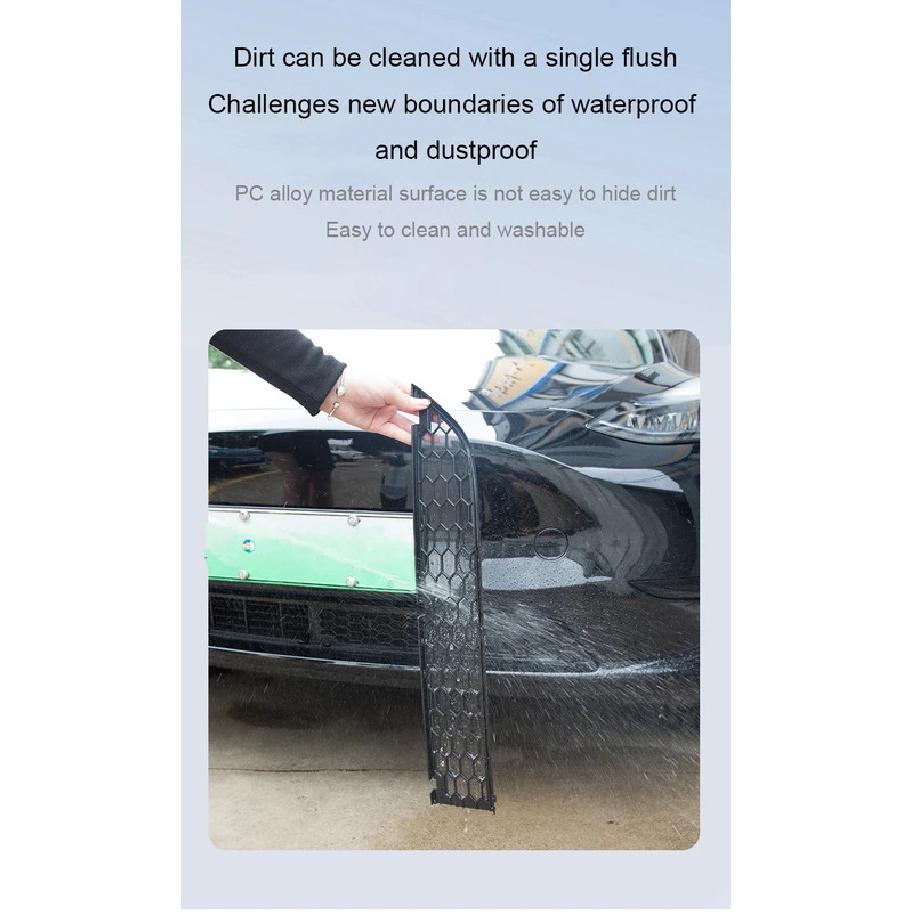 For Tesla Model 3 Highland Lower Bumper Anti Ect Net Anti Dust Proof Model Y Juniper Front Grille Mesh Cover Air Inlet Vent