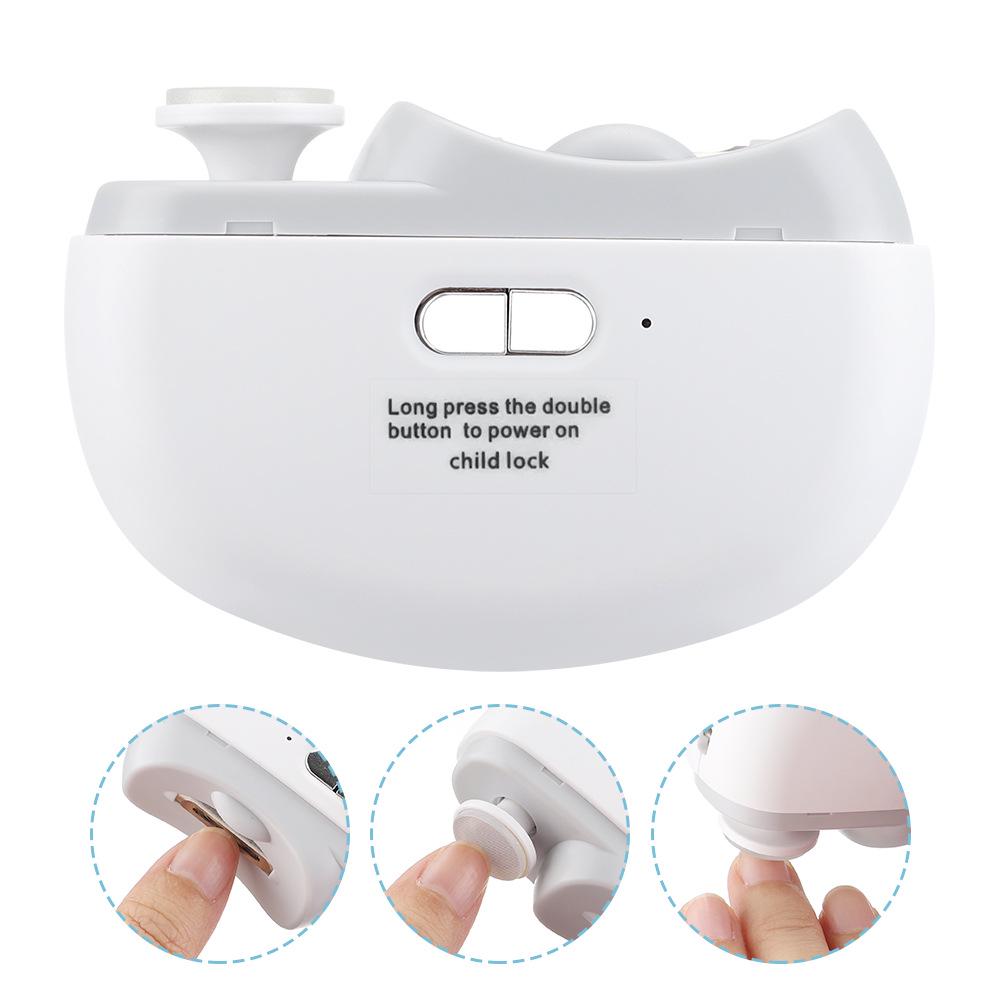 Child-Safe Automatic 2-in-1 Electric Nail Clipper & Trimmer