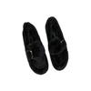Mao Mao Shoes Women's Outer Wear 2025 Autumn and Winter New Pregnant Women One-pedal Lazy Cotton Shoes Plush Bean Shoes Single Shoes