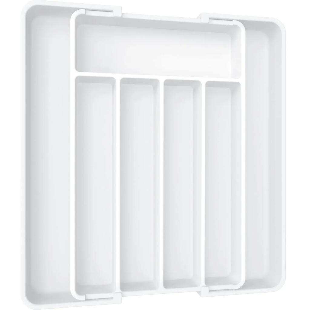 Kitchen Organizer Tray Adjustable Pantry Organizer Utensil Cutlery Drawer  for Forks Knives Silverware Expandable Kitchen Drawer