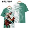 New T-shirt Printed 3D Cosplay Unisex Clothing Street Harajuku Top Men Women Round Neck Tees