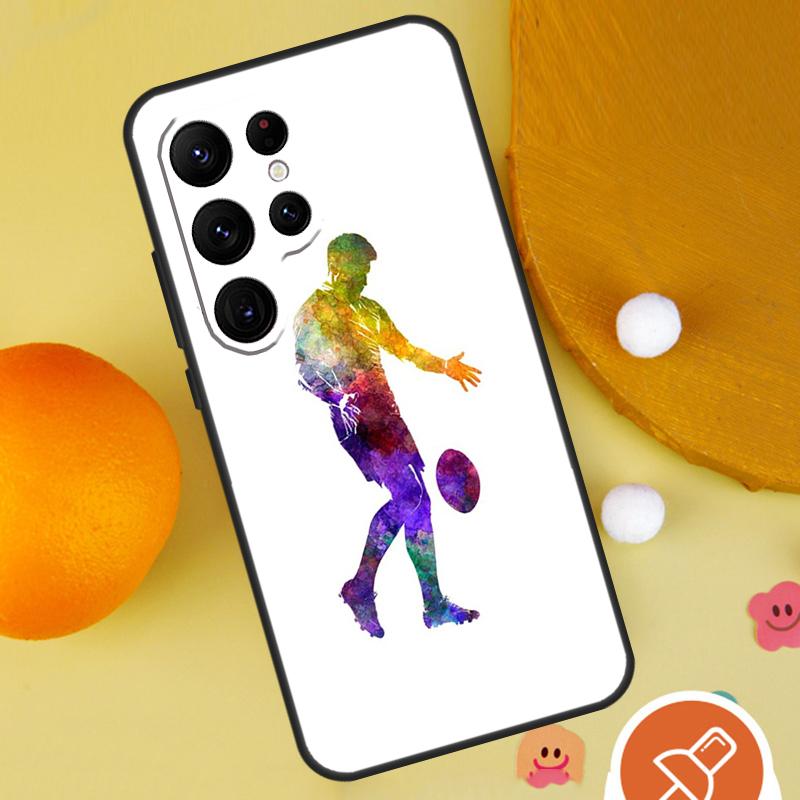 Rugby Phone Case For Samsung Galaxy S25 Ultra S24 S22 S21 Ultra S9 S10 S20 Plus S23 FE Funda Cover